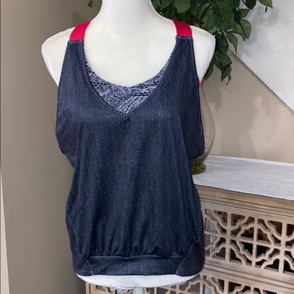 Lucky in Love workout/tennis tank top